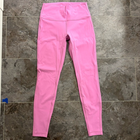NWOT Lululemon Wunder Under High-Rise Tight in Magenta Glow, size 8 - Picture 2 of 5